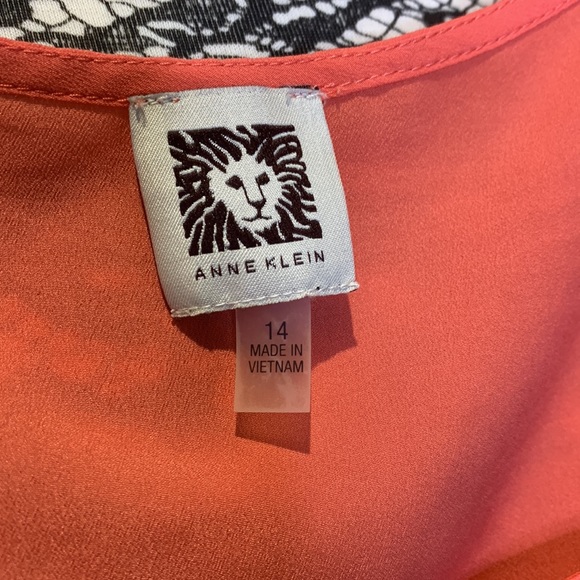 EUC Anne Klein Salmon Minimalist Suit Top, 14 - Picture 2 of 6